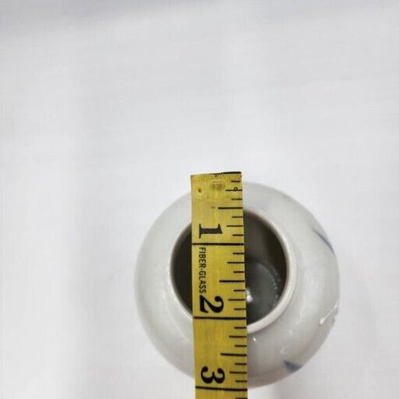 Vintage Iris Otagiri Japan Vase Hand Painted Raised Flowers 4.5" Feminine Pink - Picture 9 of 9